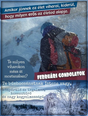 2019 - FEBRUÁR HÓNAP GONDOLATAI